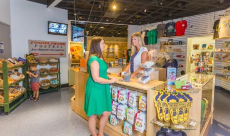 South Shore Gift Shop counter