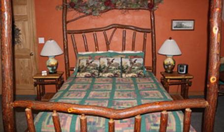 Thyme for Bed and Breakfast Lowell wooden bed frame