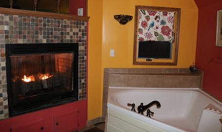 Thyme for Bed fireplace