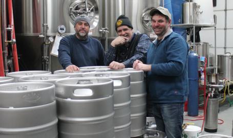 Brewers at St John Malt Bros Brewery