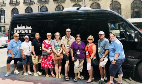 Group visit Downtown