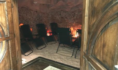 the salt cave doors open