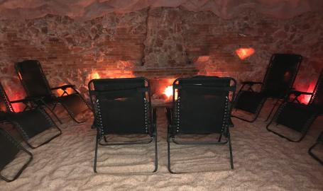 the salt cave open straight on