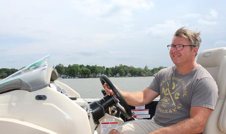 Cedar Lake Sunset Cruises Captain Dave