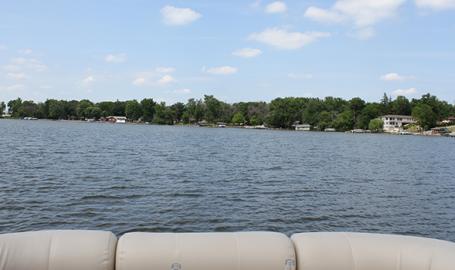 Cedar Lake Sunset Cruises view