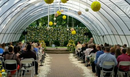 Friendship Botanic Gardens wedding ceremony