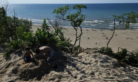 Indiana Dunes State Park Beach