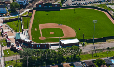 Oil City Stadium field Whiting