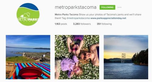 Metro Parks Tacoma Instagram