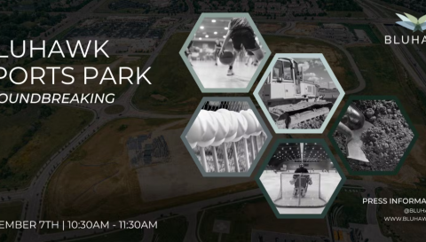 Bluhawk Sports Park Groundbreaking Event