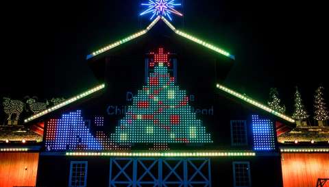 Holiday Lights on Farmstead Lane
