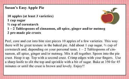 Finger Lakes Apple Pie