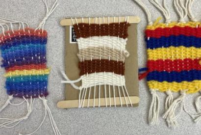 Spring Break Drop-In Activities: Mini-Weavings