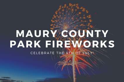 Fourth of July Fireworks at Maury County Park
