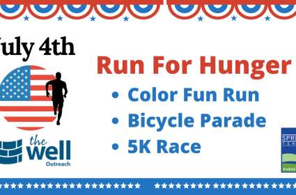 July 4th Run For Hunger benefitting The Well Outreach