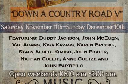 Down A Country Road "V" Art Show + Music