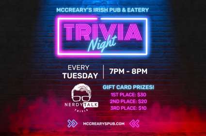 Trivia Night at McCreary's Irish Pub