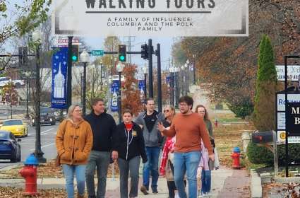 Family of Influence Walking Tour: Columbia and the Polk Family