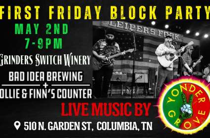 May First Fridays Block Party with Yonder Grove!