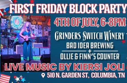 July First Fridays Block Party with Kiersi Joli!