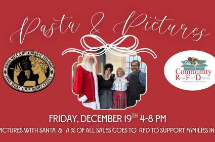 Pasta & Pictures with Santa at Mama Mila's
