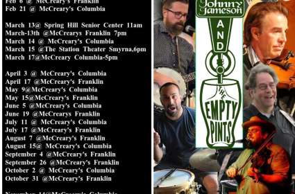 Johnny Jameson & The Empty Pints Live at McCreary's Irish Pub & Eatery