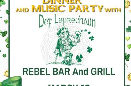 St Patrick's Day Dinner and Music