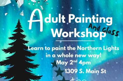 Adult Art Workshop, Painting & Glass