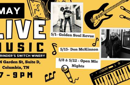 May Live Music at Grinder's Switch
