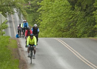 Cyclists in Vancouver, WA