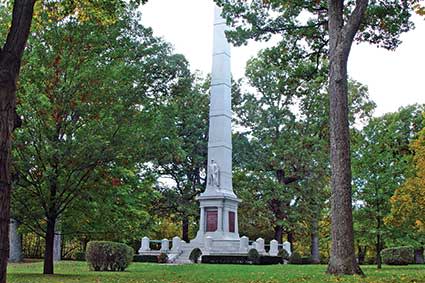 Tippecanoe Battlefield monument