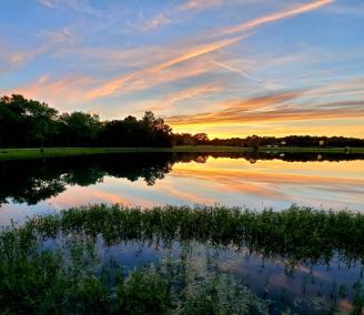 Sunset view of Kopps Lake