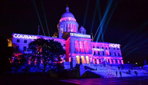 Gloria Gemma Flames of Hope Statehouse