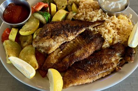 Blackened Catfish Plate