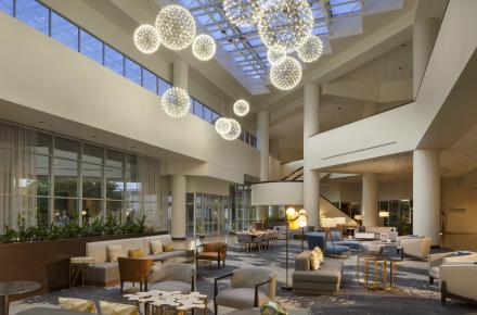 Hotel Lobby Evening