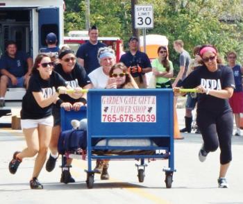 Don't miss the Bed Race on Monday, Sept. 2 at 2 p.m. (Photo courtesy of North Salem Old Fashion Days Festival Facebook page)