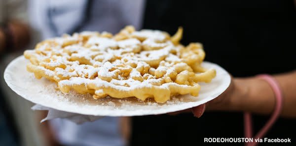 funnel cake at the rodeo