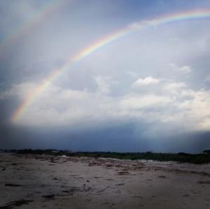 Rainbow over Sea Island