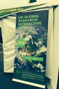 U of O's Global Research Interactive Map promotes their international academic reach