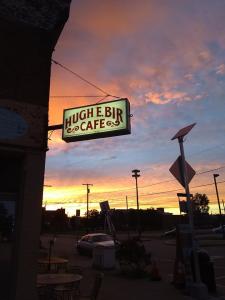 Hugh E. Birs Cafe Sign