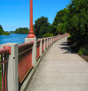 North Bank trail in Eugene