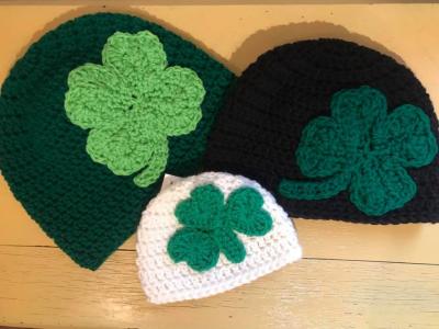 Boho72 Shamrock beanies