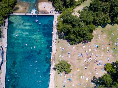 Best Swimming Holes In Texas Hamilton Pool Krause Springs