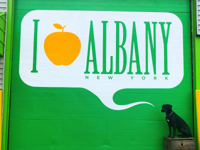 I Apple Albany Mural