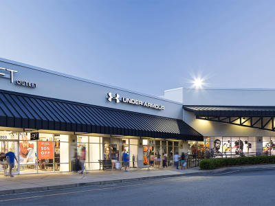 Under Armour store at Carolina Premium Outlets in Smithfield, NC.