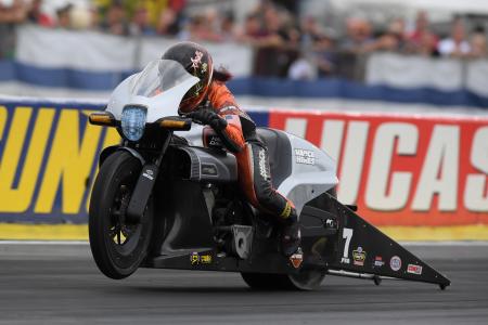 Pro Stock Motorcycle at U.S. Nationals U.S. Nationals Pro Stock Motorcycle Lucas Oil Raceway