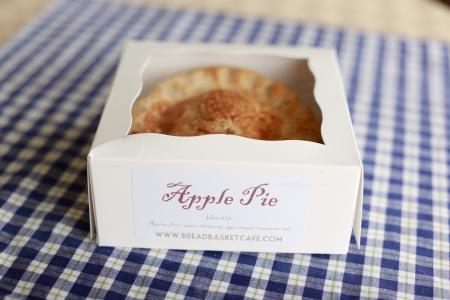 You can purchase a sweetie pie and flowers for your mother at the Bread Basket. Sweetie pie, apple pie Bread Basket Cafe & Bakery