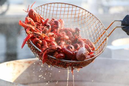 Crawfish in A Basket