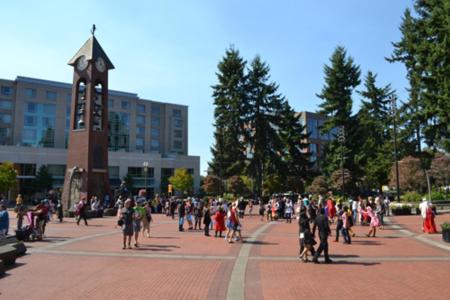 Crowd at Esther Short Park