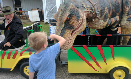 Dinosaur Exhibit at Utah County Fair